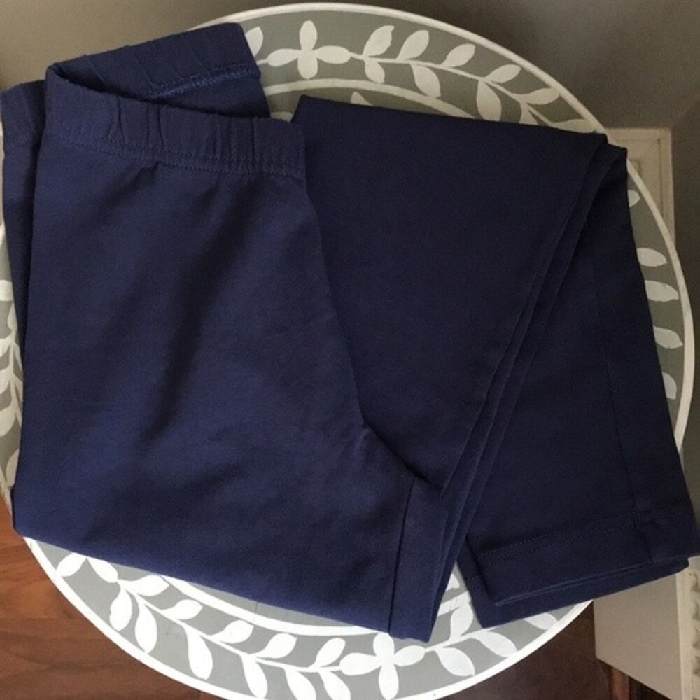 Hanna Andersson Dark Blue Leggings sz 8